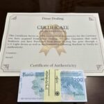 Iran Rial uncirculated authenticated note