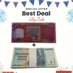 40 Notes of 25K Iraqi Dinar + 10 Notes of 100T Zimbabwe Dollar (For Collectors)
